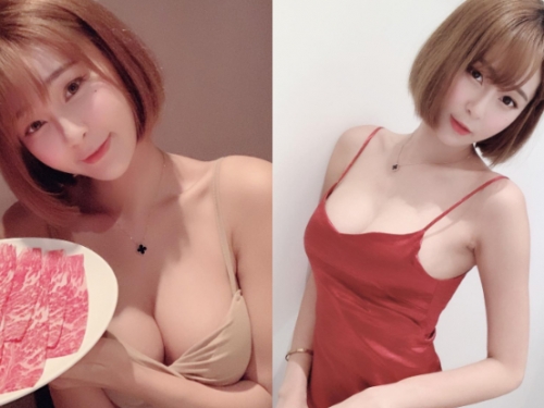 這肉看著真可口！短髮正妹「小雪Winnie」雙眼不客氣放電，美大雙峰更毫不保留造福粉絲！