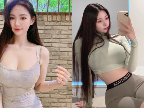 甜美姐姐「練就超優質曲線」，緊身造型太撩人了！