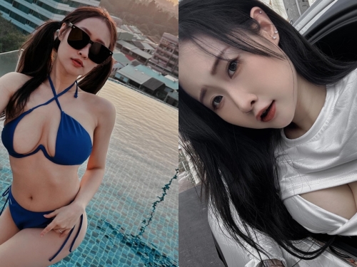 有著水滴狀美巨乳的女僕「奎拉」，在客廳露出「深溝大奶」瘋狂挑逗...
