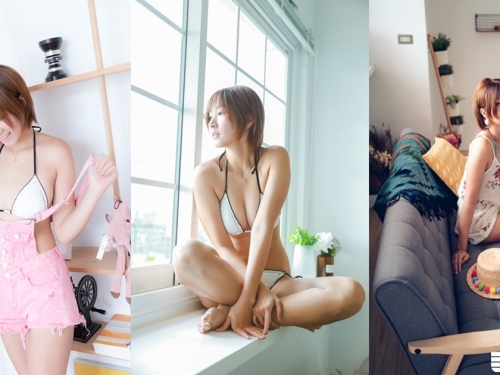 俏麗短髮！性感與可愛兼具，暗藏「胸湧波濤」甜蜜女友感襲捲而來！