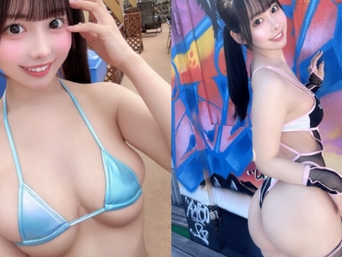 日本女神太犯規！「肉感蜜桃臀」驚喜亮相，轉身還有「豪乳溢出」身材簡直完美