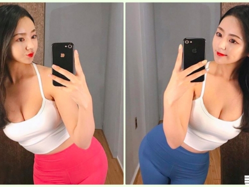 好誘惑！白皙大奶妹「極品水蛇腰」真的好犯規！超邪惡「深夜自拍」乳量整個炸出來…