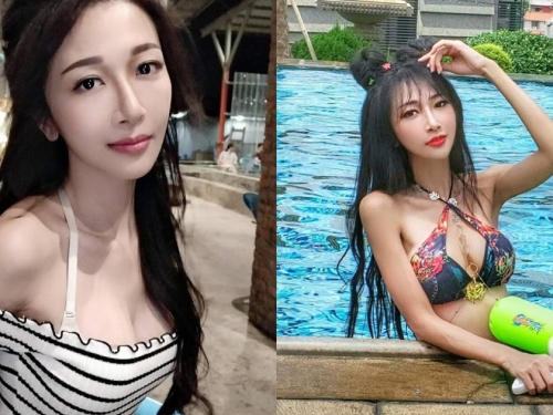 釣蝦女神「沐雨柔Eve」果然厲害，「低胸洋裝」戰鬥力十足！蝦沒瞎都知道要上鉤～