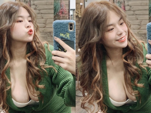 保證不再消風！「緹芝Teresa」Sedo後滿意到車頭發脹，白嫩雙乳就快掉出衣外！
