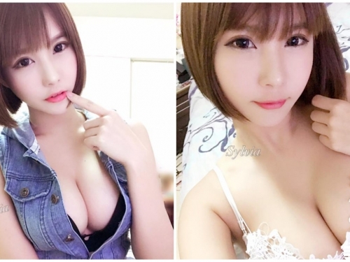 F奶超兇爆乳辣模！巨大美胸撐爆牛仔衣，豐滿深溝讓人流口水啊！