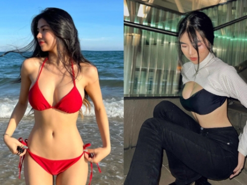 基因優勢太強！比基尼正妹火辣好身材藏不住…清涼照消暑又養眼