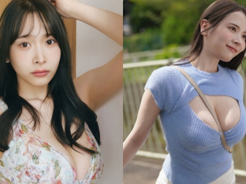 邋遢的魚干女姐姐其實有「L罩杯巨乳」，穿寬鬆居家服...雙球要掉出了！