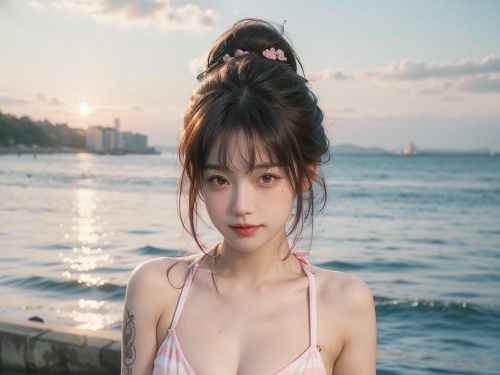 Collection - PInk Stripe Bikini - 1