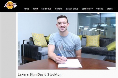 NBA／湖人簽傳奇史塔克頓…的兒子