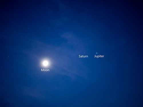 八百年一見 土星和木星聖誕節相會