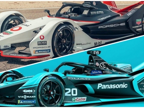 Formula E 賽車現身台北車展！而且一起還兩台！Porsche 99X Electric、Jaguar I-TYPE 同場較勁