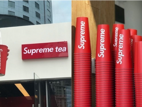 Supreme Tea！街頭潮流霸主Supreme跨界手搖飲店，真相竟是...?