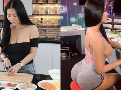 越南新晉「爆乳做菜」頻道主，超狂烹調畫面惹萬人討論，直播慘被ban掉！