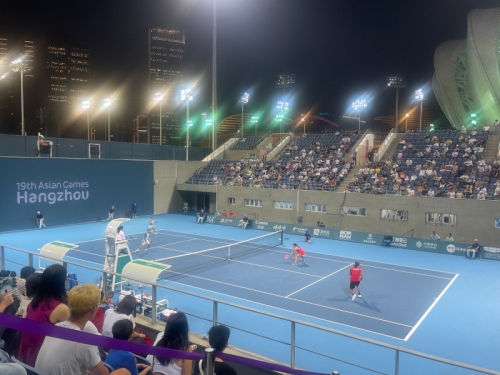 亞運網球》「小鋼砲」扳倒中國地主種子 台灣兩組混雙都晉8強