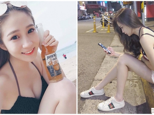 街頭捕獲「白皙長腿妹」！惹火美乳「回頭率好高」，網驚：是國光女神！