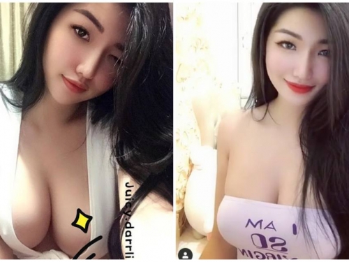 辣妹豪放打扮「乳量太雄偉」，兩顆巨乳快要掉出來了！