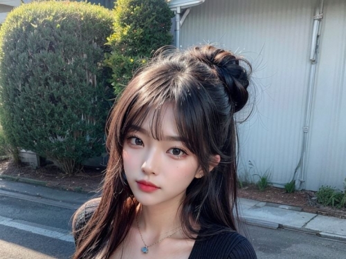 ★Patreon★ AI_Kaori - Stylish Young Woman on City Street Street Style Portrait