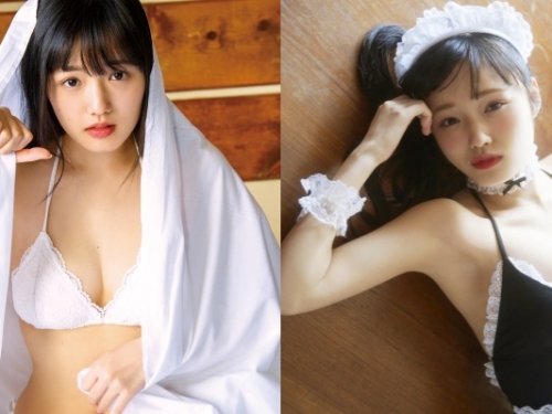 童顏巨乳來襲！19 歲「安藤咲櫻」最新寫真曝光！化身「爆乳女僕」送誘惑