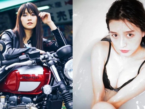 最狂美女！「穿衣正、脫衣辣」還不夠看...寫真女星 Aimi 竟然還會「騎重機、開大巴士」