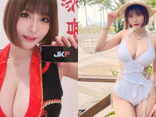 短髮女神「Sylvia 希維亞」爆乳火辣拜年！超低胸設計「34G深溝」大方露出！