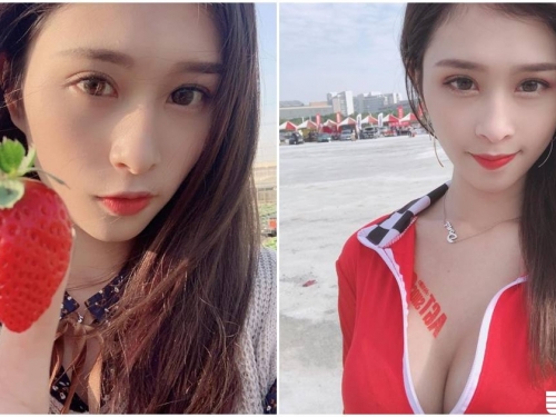 採草莓遇見「超性感辣模」，正妹羽潔「小巧臉蛋」比草莓還甜了！