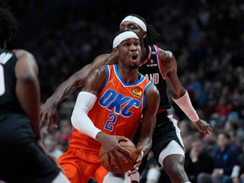 NBA》拓荒者遇天敵苦吞對戰13連敗 雷霆開季5連勝還沒輸過