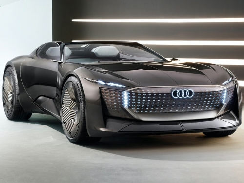 四環「變形金剛」？超科幻概念跑車 Audi Skysphere，可伸縮軸距25公分！