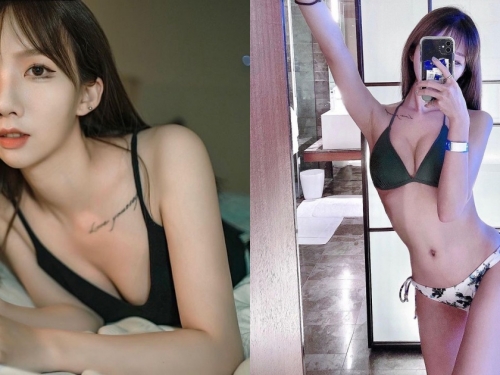 義守大學正妹「安妮Anny」外型清秀甜美！辣扮兔女郎挺「雪白嫩乳」好養眼