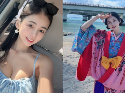 仙氣女神《辰辰》曬沖繩旅遊美照　盛世美顏讓人一秒戀愛