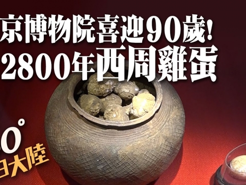 南京「2800歲雞蛋」現今最久遠 西周墓葬發現整甕 出土原貌亮相