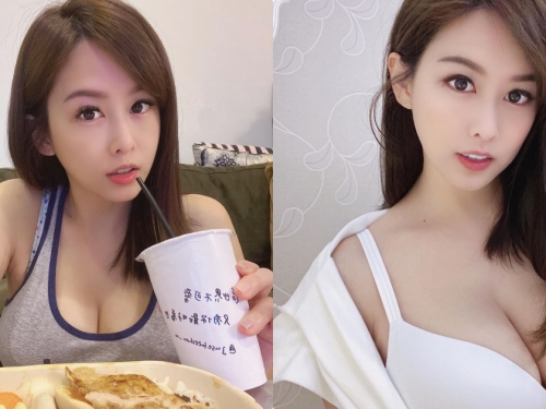 氣質部落客Kristina「內衣緊緊包覆美乳」，大乳量實力太深厚！