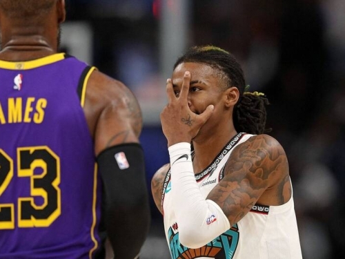 NBA》不喜歡湖人！莫蘭特談與詹皇互比「你太小」手勢：我不在乎你是誰