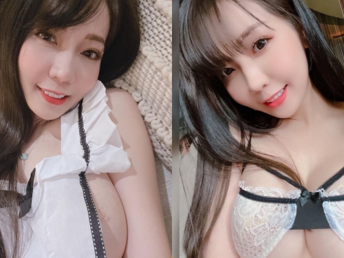 E奶正妹「媛媛」薄蕾絲內衣超誘惑，「豐滿的南半球」好吸睛呀！