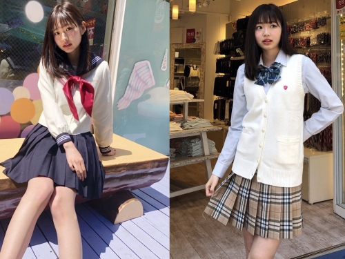 專業制服模特「八伏紗世」170公分大隻馬身材+黑長直髮　神之BODY無誤啊