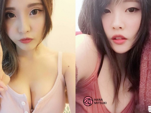 這溝深不見底呀！嫩妹紙「苡琍 - Hana」性感沒有極限，自拍照「雄偉深溝」太猛啦～