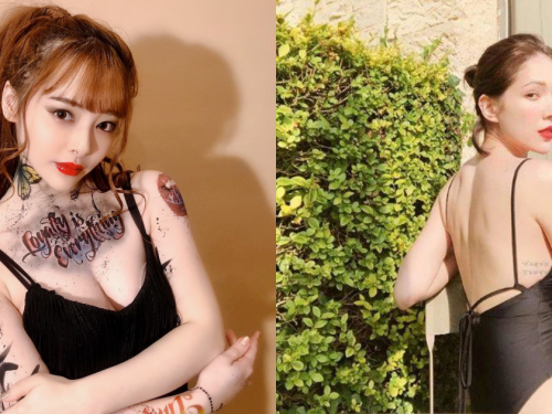 刺對位置很重要！AV女優「小倉由菜」刺青照嚇壞眾人，但她們的「私密刺青」才更驚人...