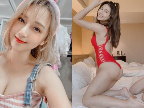 無法招架！甜美正妹「陳樂樂」泳裝展現爆乳蜜桃臀，渾圓美尻連姊妹看了都驚訝！