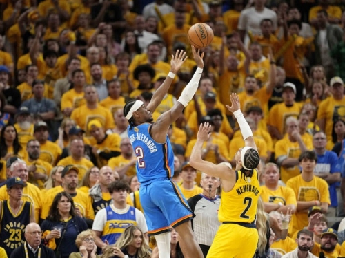 NBA冠軍賽》拒被聽牌！SGA轟35分率雷霆逆轉溜馬扳平系列賽