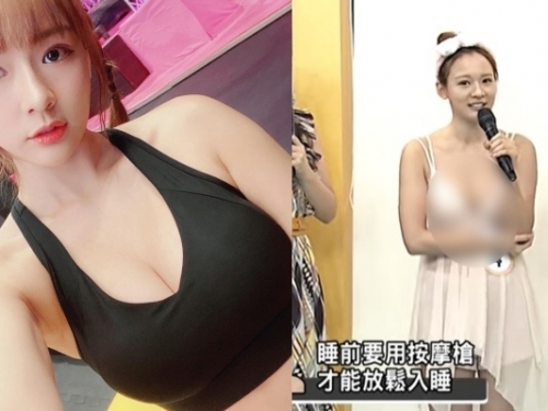 台灣「國民初戀」放福利！「林莎」秀透視睡衣解放「D 杯美乳」男藝人讚爆