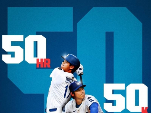 MLB》大谷翔平50轟出爐！ 締造新「50-50」超狂紀錄