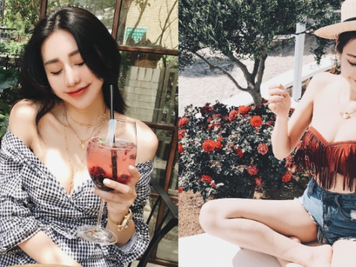 正妹衣服總是不穿好！領口低低露「白嫩美乳」　渾圓奶球差點掉出！