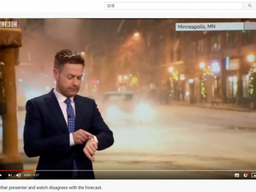 尷尬！BBC氣象主播稱雪下很大 Siri竟打臉：沒有雪！