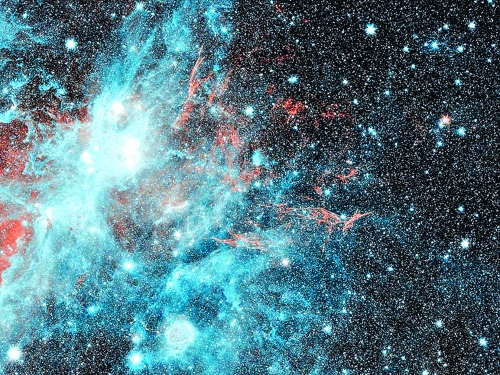 NASA披露銀河系近照 七彩霓裳燦若煙花