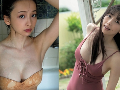 高挑正妹「華村飛鳥」暗藏「E 杯美乳」！最新寫真蹦出「北半球」辣翻