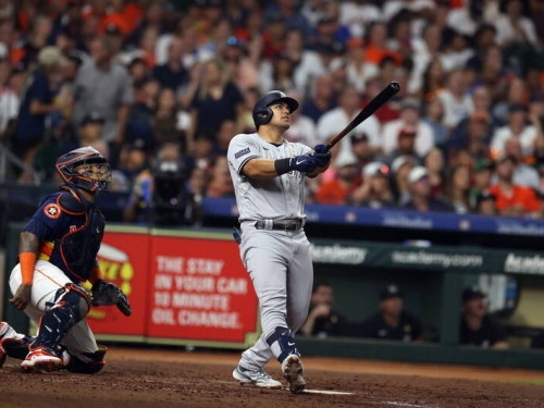 MLB》超級大物致勝兩分砲比肩賈吉 洋基睽違10年橫掃太空人