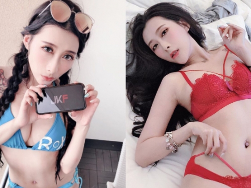床照大放送！「嵐嵐Doris」媚眼紅脣表情太銷魂，冷豔美臉的背後居然是燜騷小辣椒！