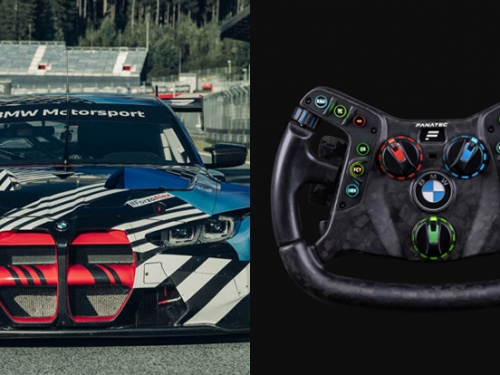 全碳纖維！寶馬迷兼賽車遊戲狂必備的 BMW M4 GT3 真.方向盤