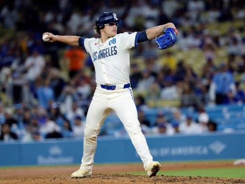 MLB》大秀三刀流！道奇野手生涯首K出爐 還刷新最快球速