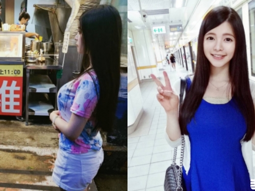 嘉義鹹酥雞攤前遇到「超猛胸器」！長相甜美的「極品奶妹」讓網友都想吃宵夜了！