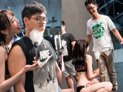 時間停止器Start！D槽女神「搔癢餵奶」吐舌挑逗狂攻下身　粉絲表情逐漸母湯